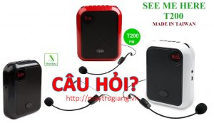 Các câu hỏi trước khi mua máy trợ giảng