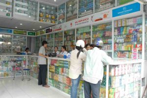 Máy trợ giảng cho quầy bán thuốc