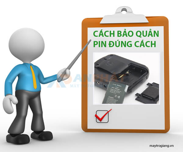 cach bao quan pin dung cach