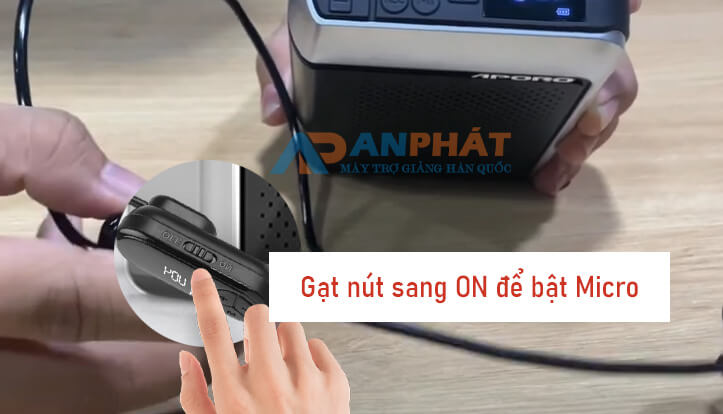 cach su dung aporo t18 uhf_bat micro_maytrogiang.vn